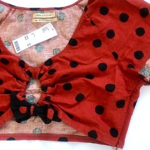 Cute Polka Dot Crop Top *Brand New*